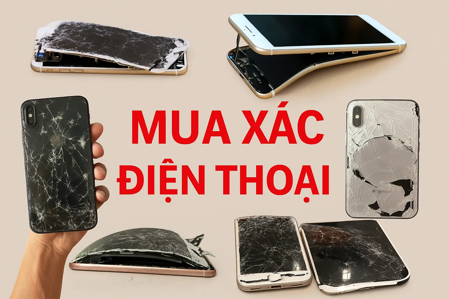 Hình ảnh thu mua xác điện thoại tại Đăng Khoa Tech Đà Nẵng