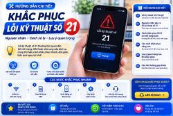 Hướng dẫn khắc phục lỗi kỹ thuật số 21 nhanh chóng và hiệu quả