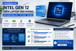 Đánh giá chip Intel Gen 12 trên laptop văn phòng: Sự nâng cấp vượt trội đáng tiền