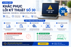 Hướng Dẫn Khắc Phục Lỗi Kỹ Thuật Số 30 Nhanh Chóng Và Triệt Để