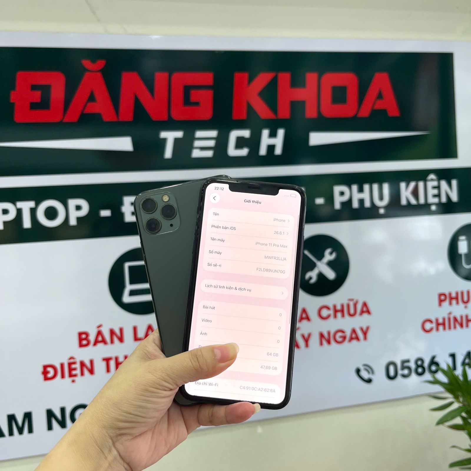 Kiểm tra iPhone cũ trước khi mua để tránh hàng dựng hàng reset