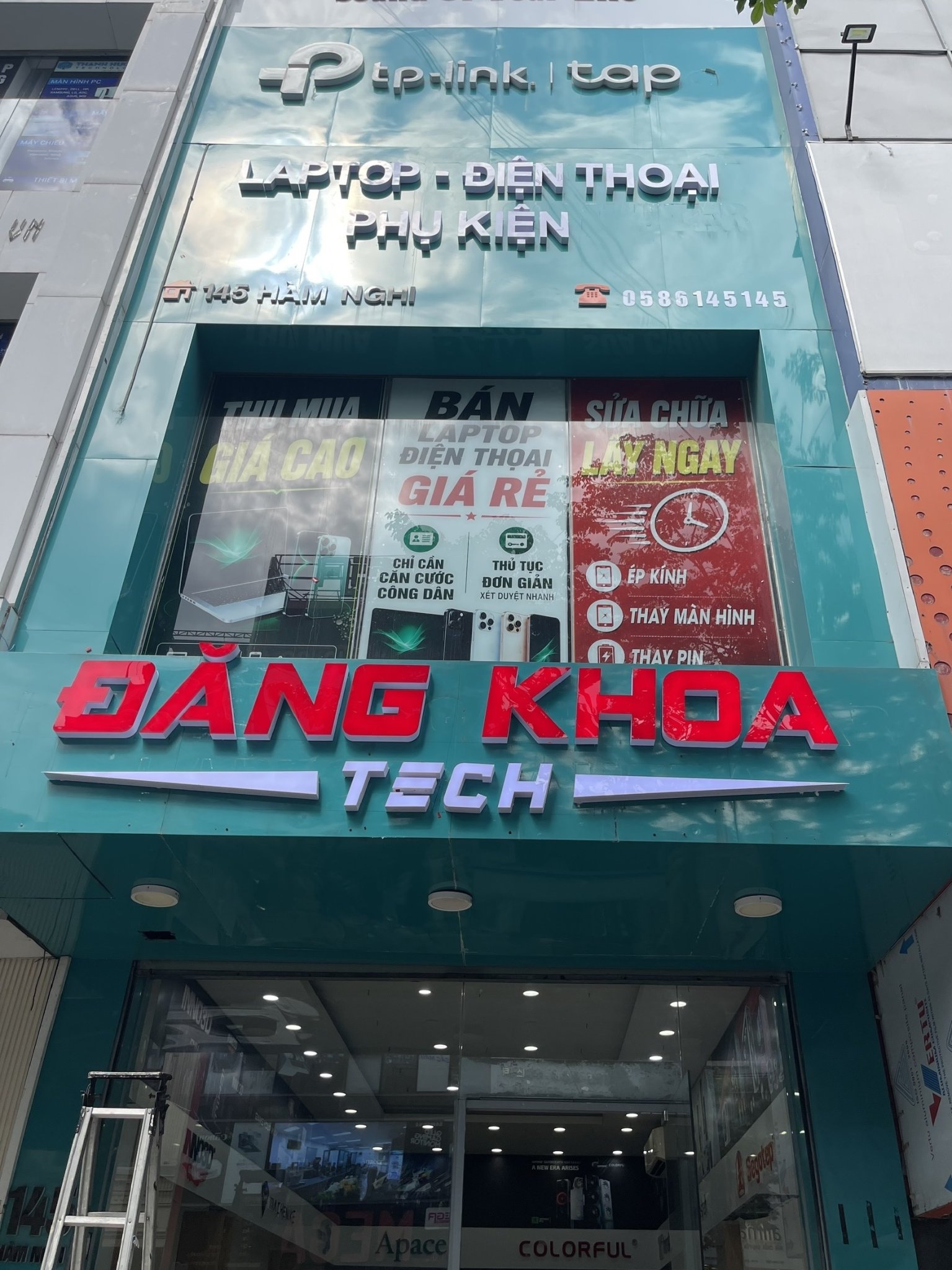 Không gian cửa hàng Đăng Khoa Tech tại 145 Hàm Nghi, Thanh Khê, Đà Nẵng