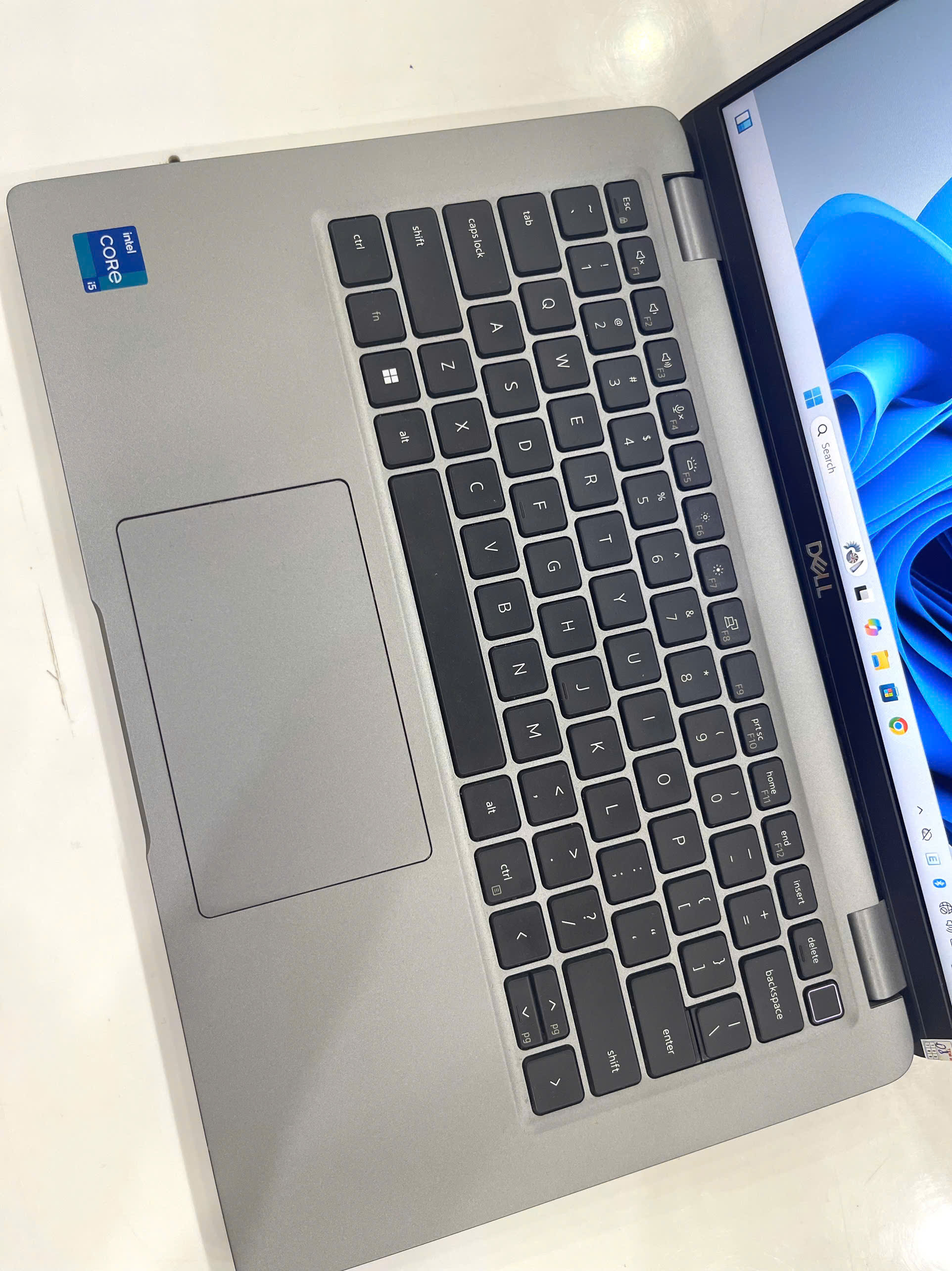 Mặt lưng và bản lề chắc chắn của laptop Dell 5440